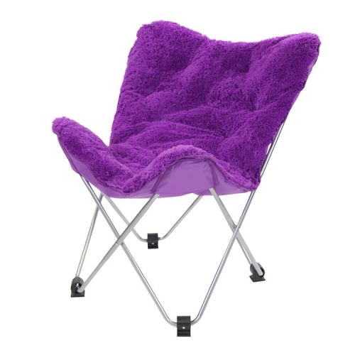 Oventure Fluffy Chair kampeerstoel - paars